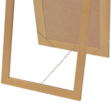 Free-Standing Mirror Baroque Style 160x40 cm Gold - 45-Degree Angle