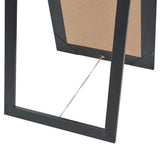 Free-Standing Mirror Baroque Style 160x40 cm Black