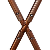 Butterfly Chair Brown and White Real Cowhide Leather - Extra Image