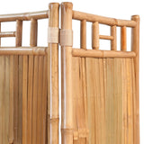5-Panel Room Divider Bamboo 200x160 cm - Side View