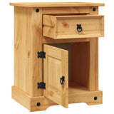 Bedside Cabinet Mexican Pine Corona Range 53x39x66 cm - 45-Degree Angle