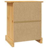 Bedside Cabinet Mexican Pine Corona Range 53x39x66 cm - Close-Up Angle