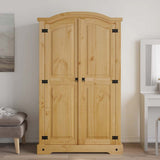 Wardrobe Mexican Pine Corona Range 2 Doors - Side View