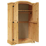 Wardrobe Mexican Pine Corona Range 2 Doors - 45-Degree Angle