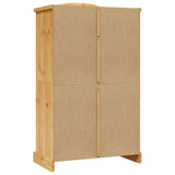 Wardrobe Mexican Pine Corona Range 2 Doors - Close-Up Angle