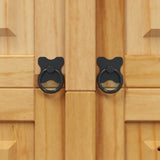Wardrobe Mexican Pine Corona Range 2 Doors - Low Angle