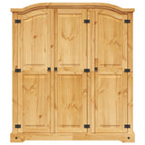 Wardrobe Mexican Pine Corona Range 3 Doors - Top-Down View