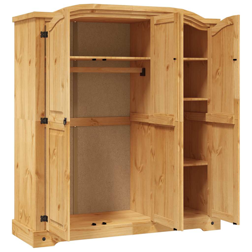 Wardrobe Mexican Pine Corona Range 3 Doors
