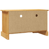 Tv Cabinet Mexican Pine Corona Range 91x43x56 Cm - Close-Up Angle