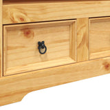Tv Cabinet Mexican Pine Corona Range 91x43x56 Cm - Low Angle