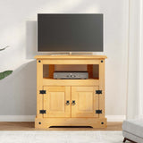 Console Table Mexican Pine Corona Range 80x43x78 cm - Side View