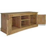 TV Cabinet Mexican Pine Corona Range 120x40x52 cm - Side View