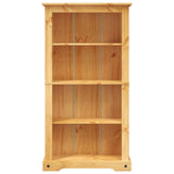 4-Tier Bookcase Mexican Pine Corona Range 80x29x150 cm - Side View