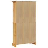 4-Tier Bookcase Mexican Pine Corona Range 80x29x150 cm - 45-Degree Angle