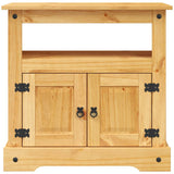 TV Cabinet Mexican Pine Corona Range 80x43x78 cm - Top-Down View