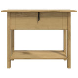 Console Table Mexican Pine Corona Range 93x34.5x73 cm - Rear View