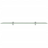 Floating Shelf Glass 80x10 cm 8 mm - Front View