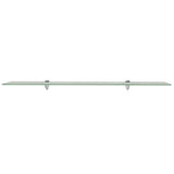 Floating Shelf Glass 100x10 cm 8 mm - Front View