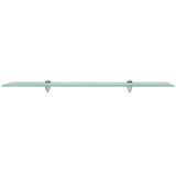 Floating Shelf Glass 80x20 cm 8 mm - Front View