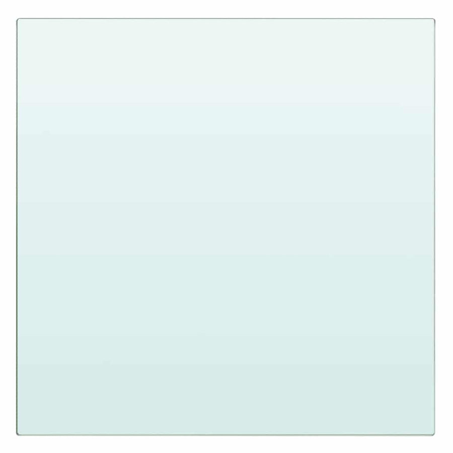 Shelf Panel Glass Clear 20x20 cm