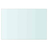 Shelf Panel Glass Clear 20x30 cm - Front View