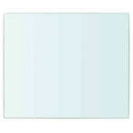 Shelf Panel Glass Clear 30x25 cm