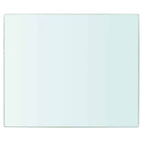 Shelf Panel Glass Clear 30x25 cm - Front View