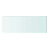 Shelf Panel Glass Clear 40x15 cm - Front View