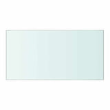 Shelf Panel Glass Clear 40x20 cm - Front View