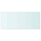 Shelf Panel Glass Clear 50x25 cm - Front View