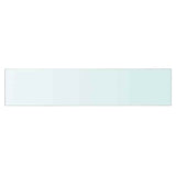 Shelf Panel Glass Clear 60x12 cm - Front View
