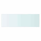 Shelf Panel Glass Clear 60x20 cm - Front View