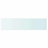 Shelf Panel Glass Clear 80x20 cm - Front View