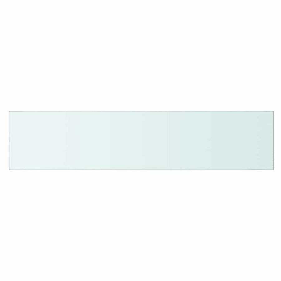 Shelf Panel Glass Clear 90x20 cm