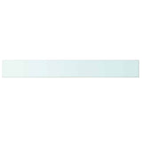 Shelf Panel Glass Clear 100x12 cm - Front View