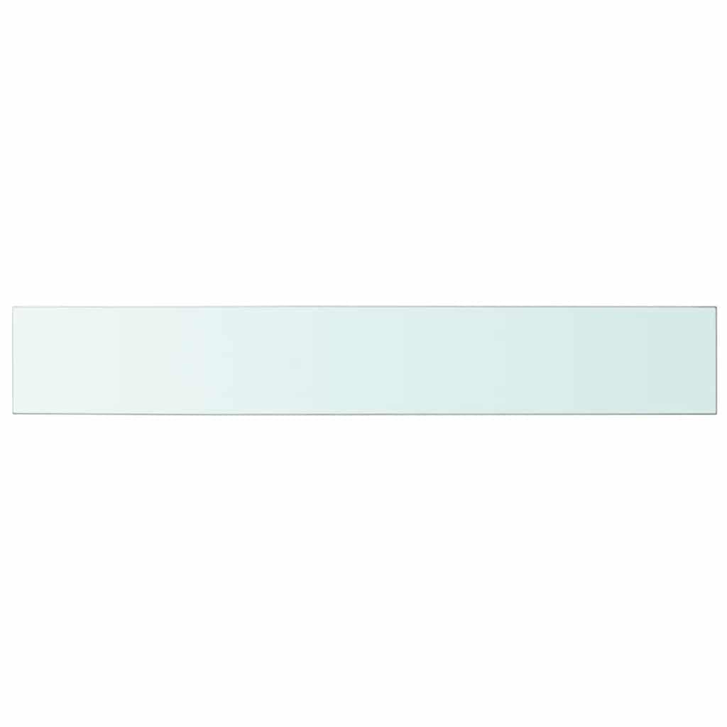 Shelf Panel Glass Clear 100x15 cm