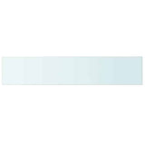 Shelf Panel Glass Clear 100x20 cm