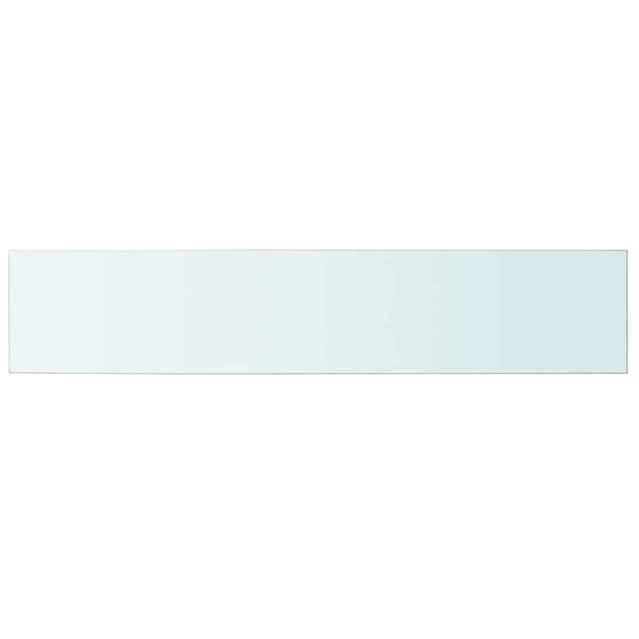 Shelf Panel Glass Clear 100x20 cm