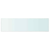 Shelf Panel Glass Clear 110x30 cm - Front View