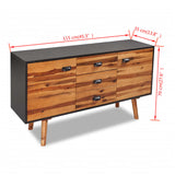Sideboard Solid Acacia Wood 115x35x70 cm - Top-Down View