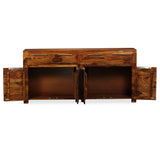 Sideboard Solid Acacia Wood 160x35x75 cm