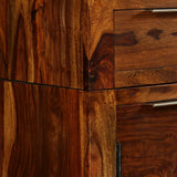 Sideboard Solid Acacia Wood 160x35x75 cm - Rear View