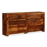 Sideboard Solid Acacia Wood 160x35x75 cm - Extra Image