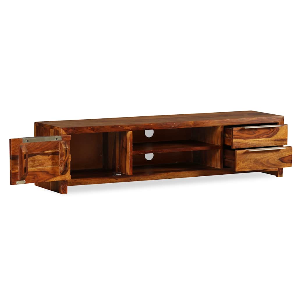 TV Cabinet Solid Acacia Wood 120x30x30 cm