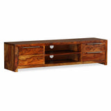 TV Cabinet Solid Acacia Wood 120x30x30 cm
