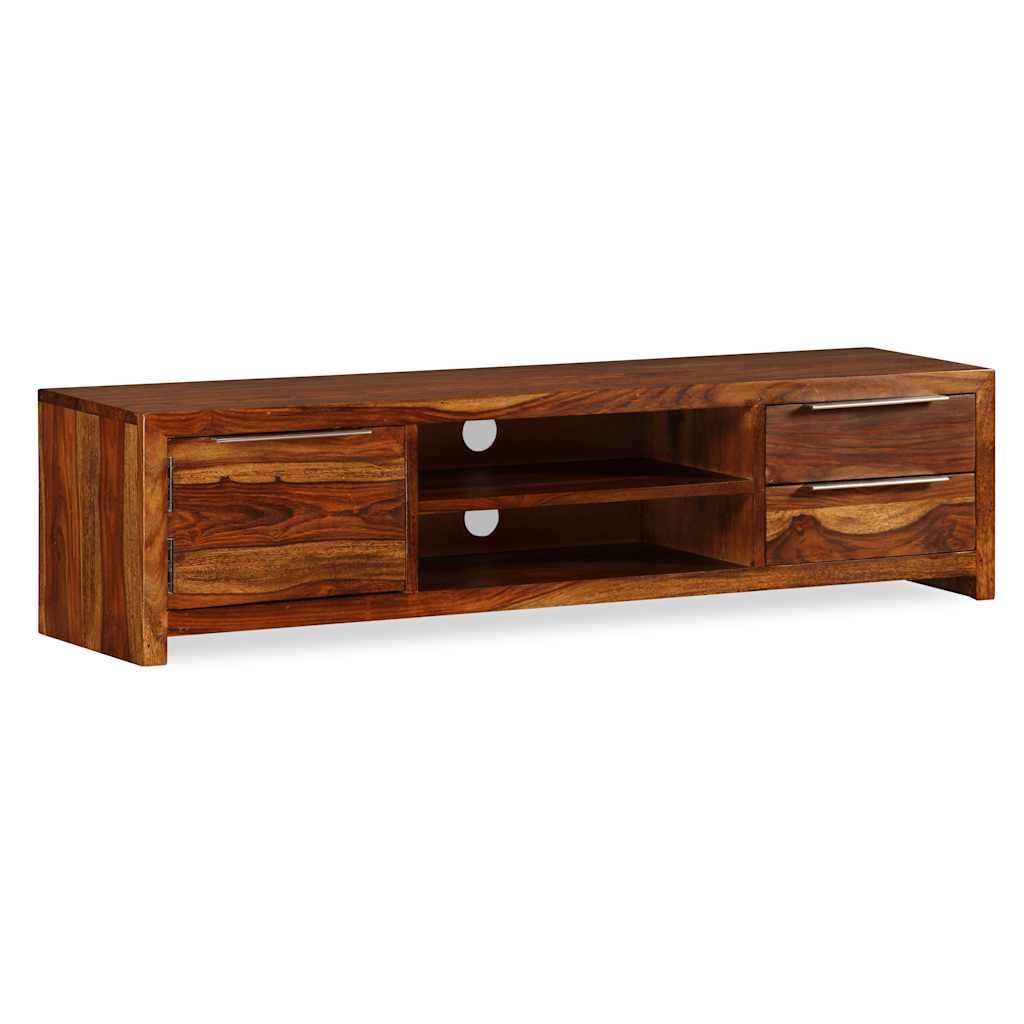 TV Cabinet Solid Acacia Wood 120x30x30 cm
