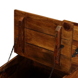 Storage Chest Solid Sheesham Wood 90x50x35 cm