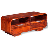Coffee Table Solid Acacia Wood 90x40x35 cm