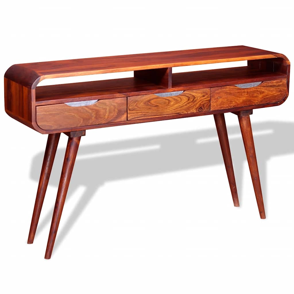 Console Table Solid Acacia Wood 120x30x75 cm