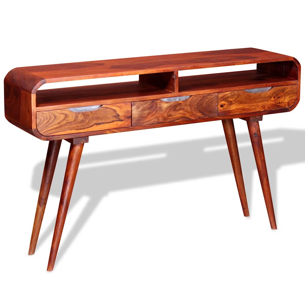 Console Table Solid Acacia Wood 120x30x75 cm